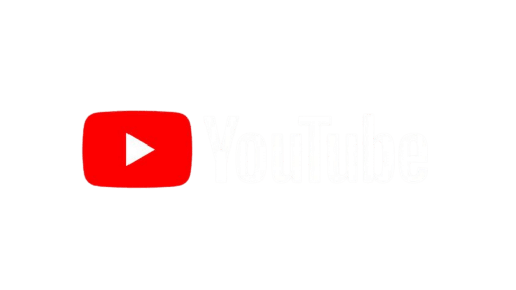 Youtube Logo Witte tekst